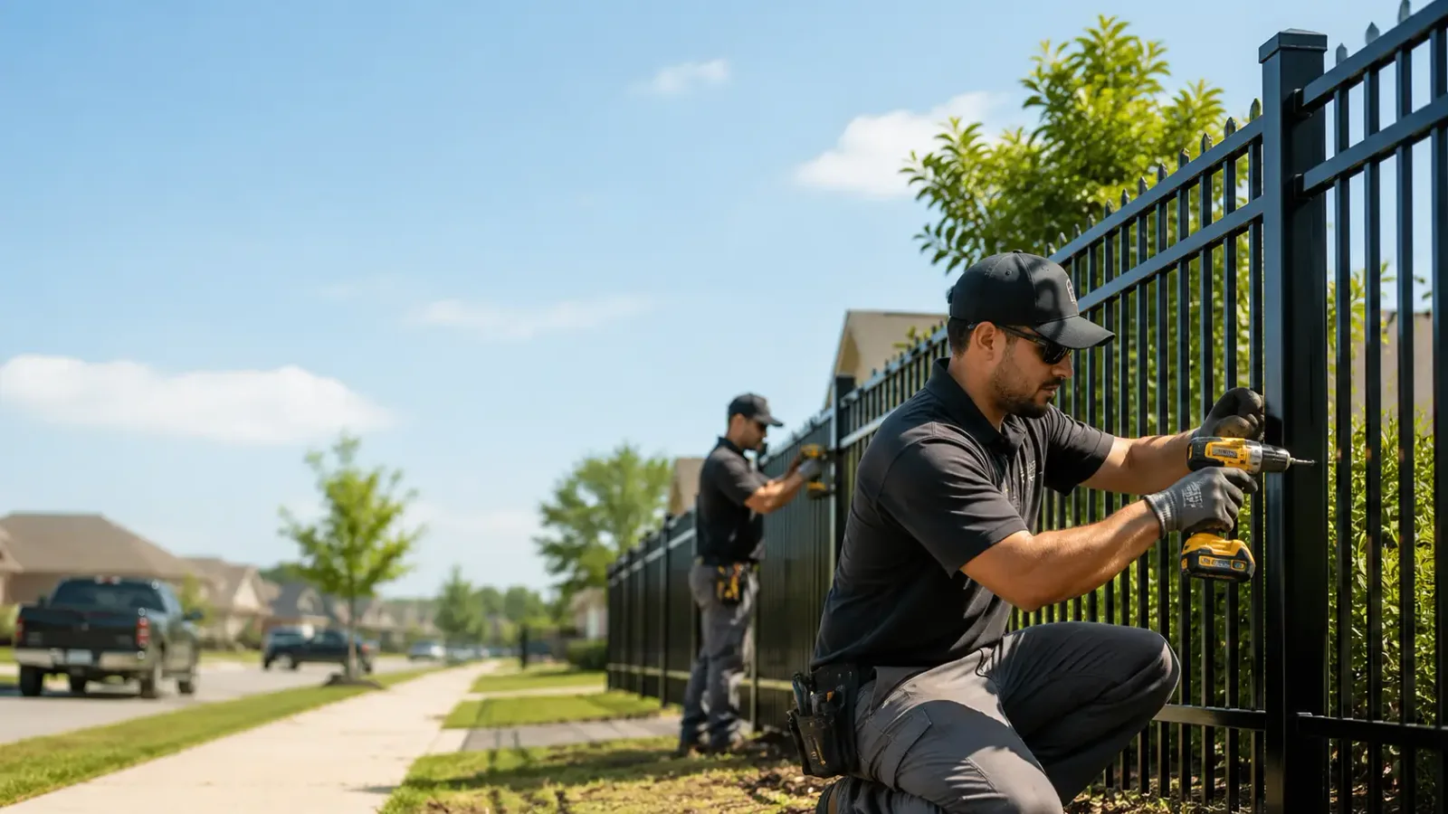 Metal Fence Installation in Lawrence, MS